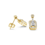 Gold Earrings 3-10011E_156_S, Yellow Gold, view 1
