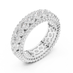 Gold Ring DDLR-367, White Gold, view 2