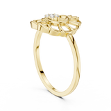 Gold Ring DR-6203, Yellow Gold, view 1
