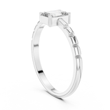 Gold Ring ALR-171, White Gold