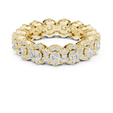 Gold Ring DDLR-307, Yellow Gold, view 4