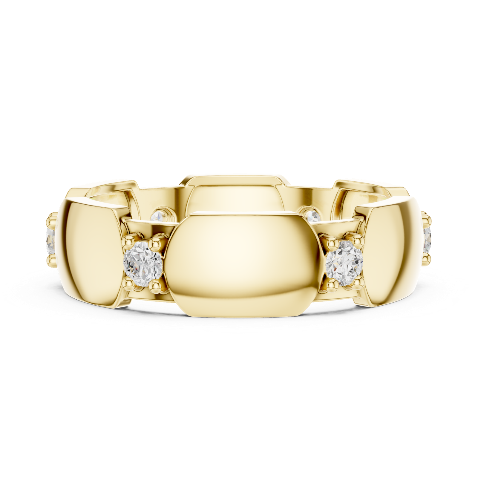 Gold Ring L22-R3, Yellow Gold, view 3