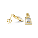 Gold Earrings 3-10005E_187_M, Yellow Gold, view 1