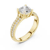 Gold Ring LR-0274, Yellow Gold, view 2