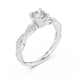 Gold Ring DDLR-591, White Gold, view 2