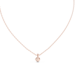 Gold Pendant GPD-0038, Rose Gold, view 4