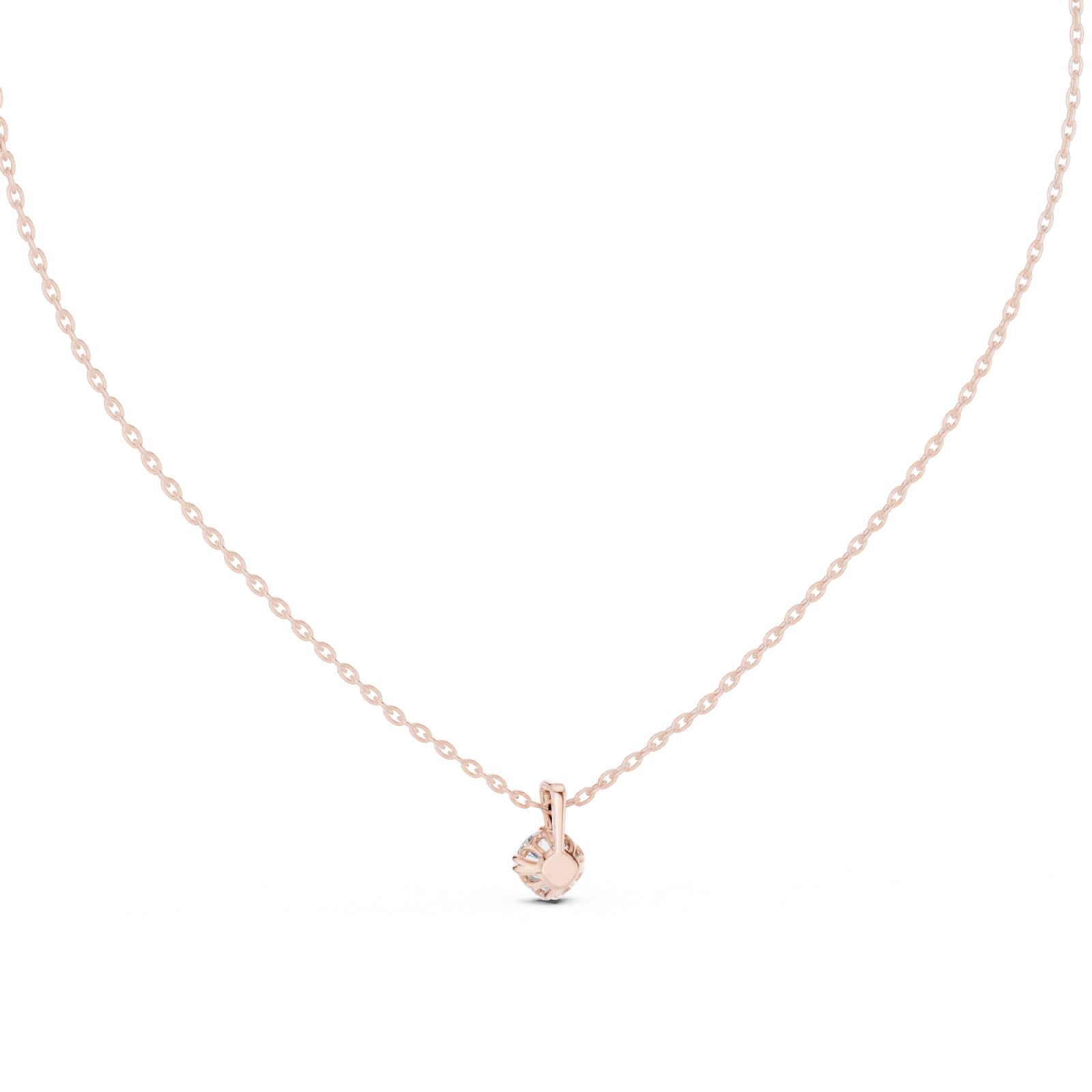 Gold Pendant GPD-0038, Rose Gold, view 4