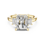 Gold Ring DDLR-286, Yellow Gold, view 4