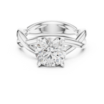Gold Ring DDLR-872, White Gold, view 4