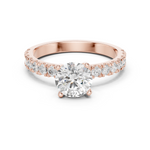 Gold Ring DDLR-1097, Rose Gold