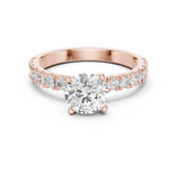 Gold Ring DDLR-1097, Rose Gold