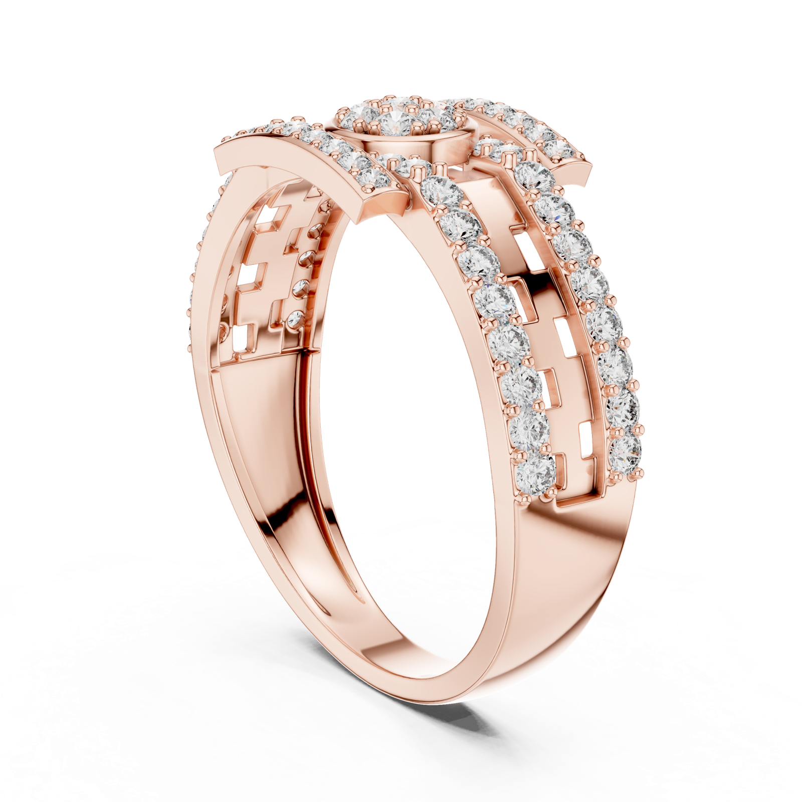 Gold Ring LR-01 (18), Rose Gold