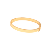 Purnebu Stylish Bangle Bracelet - 14K or 18K Gold Bracelet for Holding Cremation Urn Ash