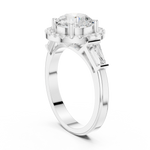 Gold Ring DDLR-342, White Gold, view 1