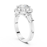Gold Ring DDLR-342, White Gold, view 1