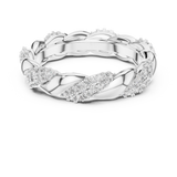 Gold Ring L03-1170, White Gold