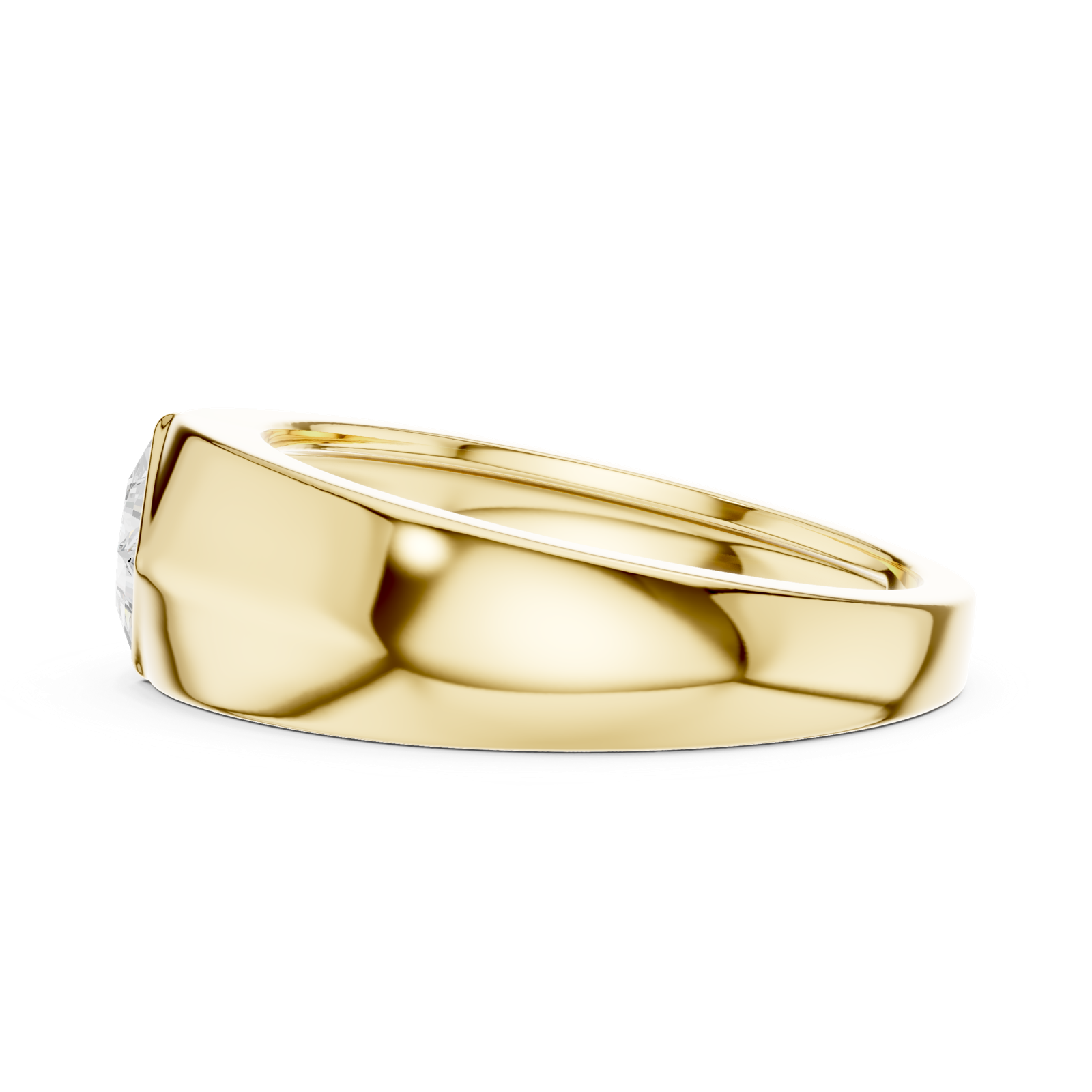 Gold Ring SBMR(33), Yellow Gold, view 3