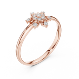 Gold Ring Ledis Ring, Rose Gold, view 2