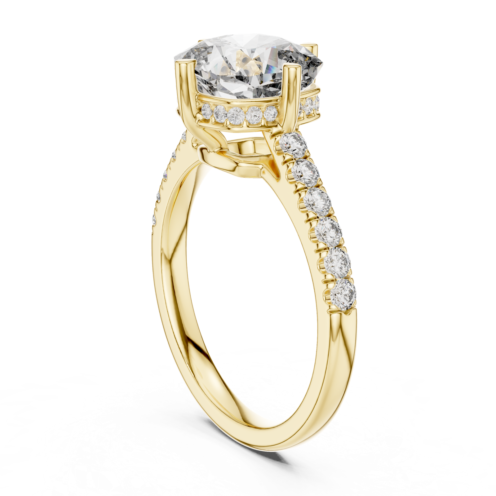 Gold Ring DDLR-162, Yellow Gold