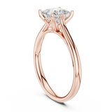Gold Ring DDLR-798, Rose Gold, view 1