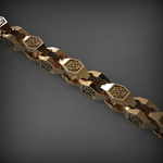 Gold Cuban Chain L38-666, Yellow Gold
