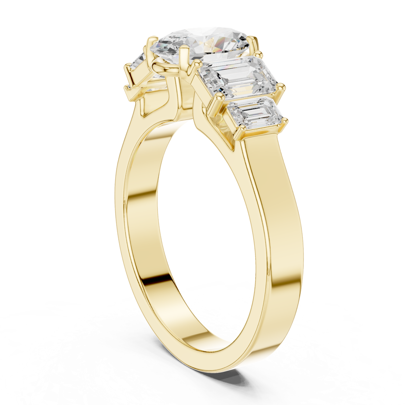 Gold Ring DDLR-1063, Yellow Gold, view 1