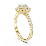 Gold Ring DDLR-674, Yellow Gold, view 1