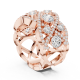 Gold Ring DDLR-460, Rose Gold