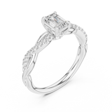 Gold Ring DDLR-593, White Gold, view 2
