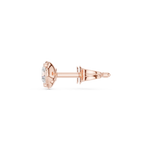 Gold Earrings SBER(53), Rose Gold, view 3