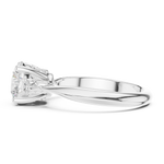Gold Ring DDLR-278, White Gold, view 3