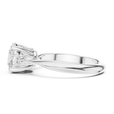 Gold Ring DDLR-278, White Gold, view 3