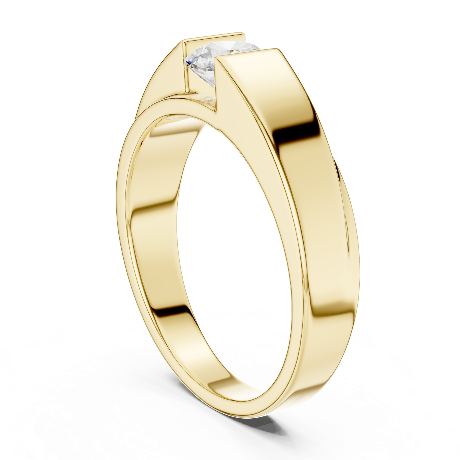 Gold Men's Ring GGR-0025, Yellow Gold, view 1