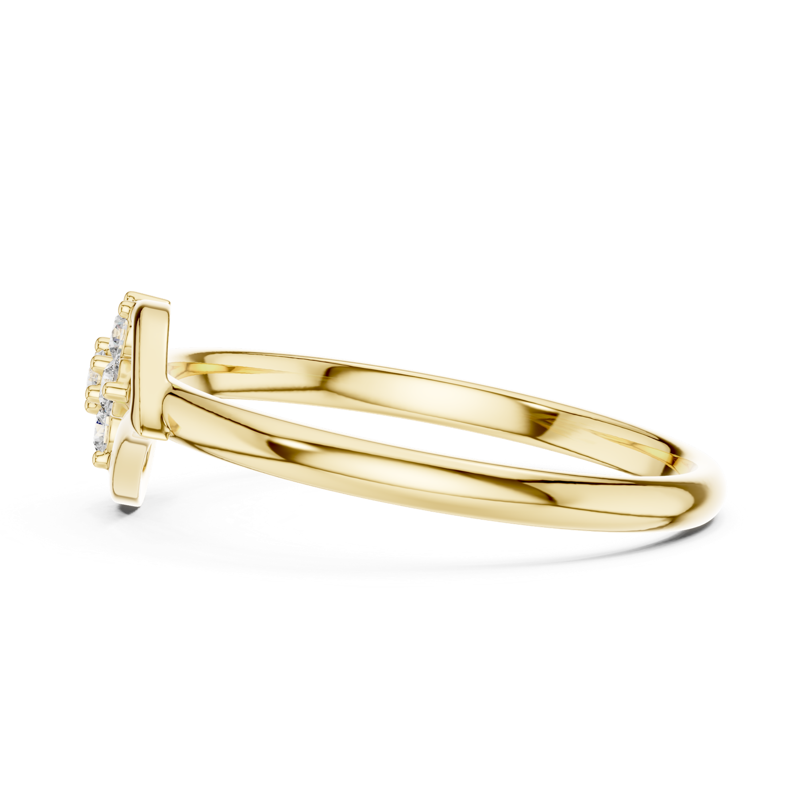 Gold Ring 1 (350), Yellow Gold, view 3