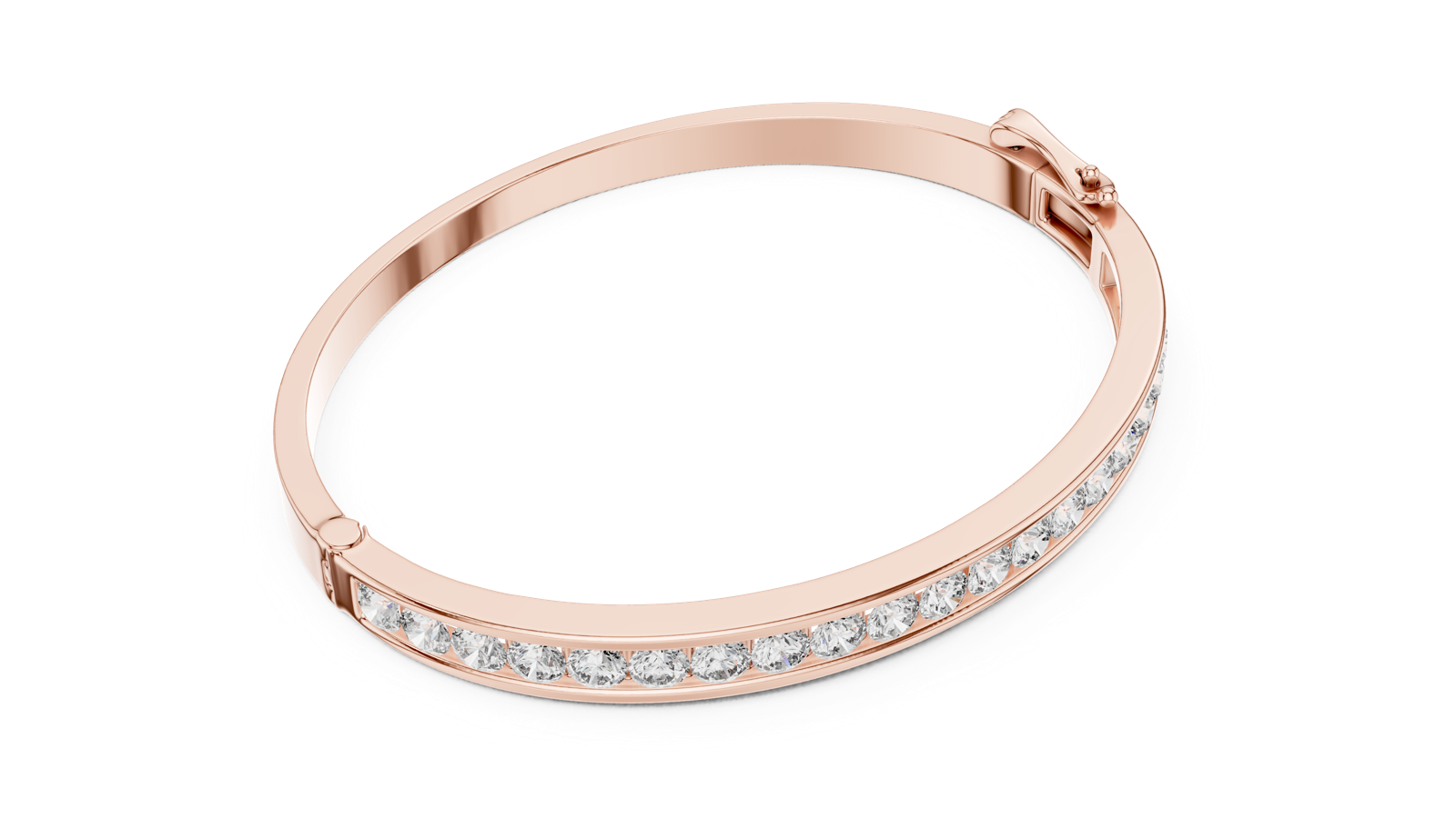 Gold Bracelet GLBR-0005, Rose Gold, view 2