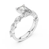 Gold Pendant 9-10040L_SS10, White Gold, view 2