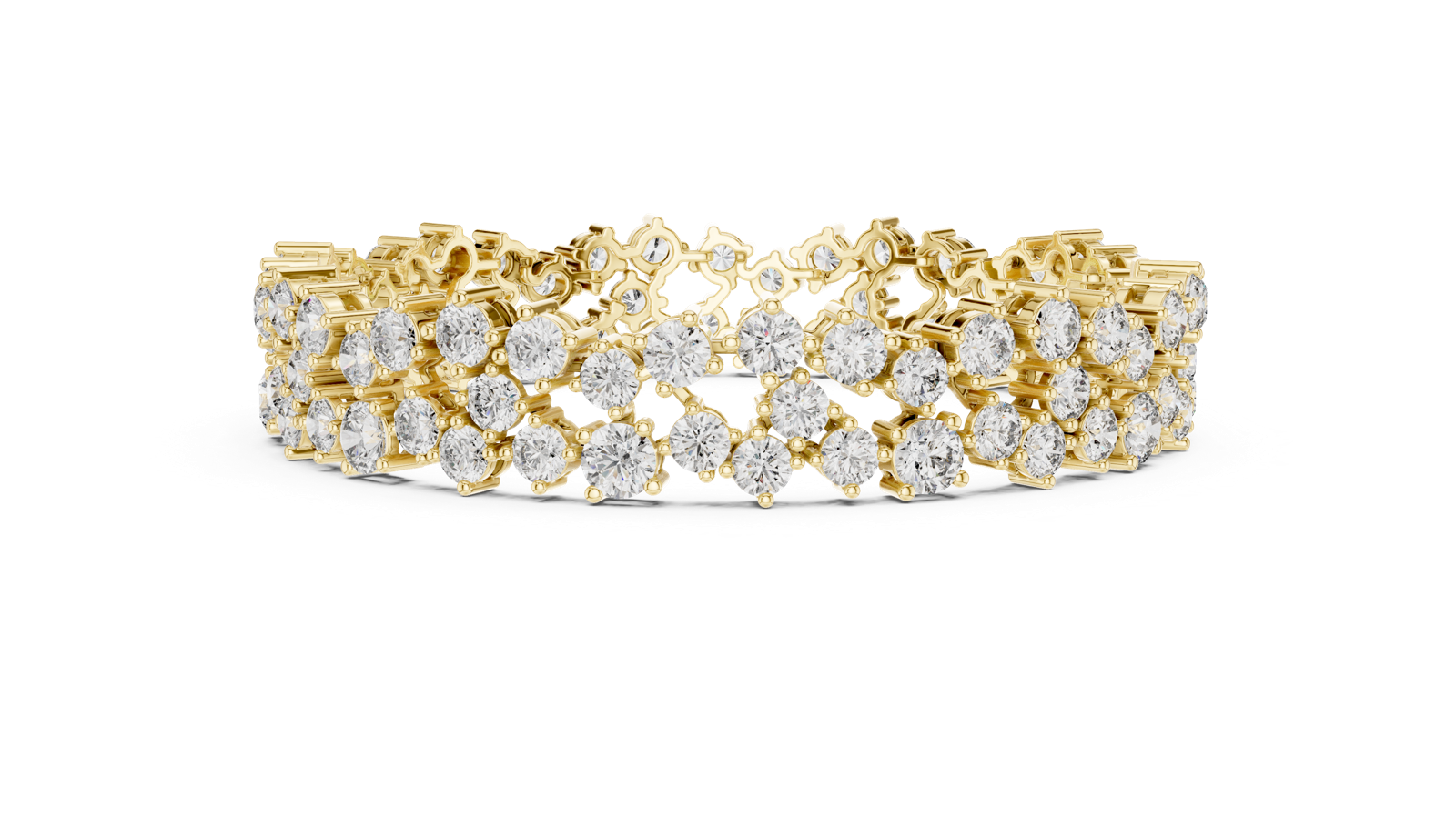 Gold Bracelet GLBR-0019, Yellow Gold, view 3