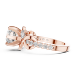 Gold Ring DDLR-188, Rose Gold, view 3