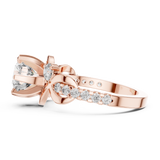 Gold Ring DDLR-188, Rose Gold, view 3