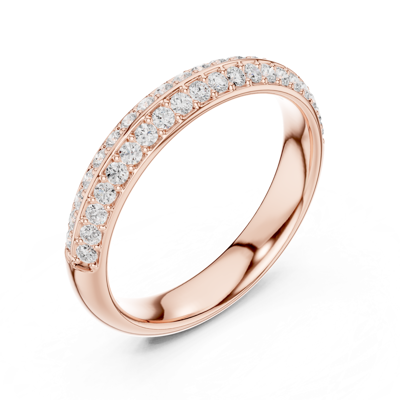 Gold Ring DDLR-575, Rose Gold, view 2
