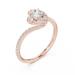 Gold Ring LR-0338, Rose Gold, view 2