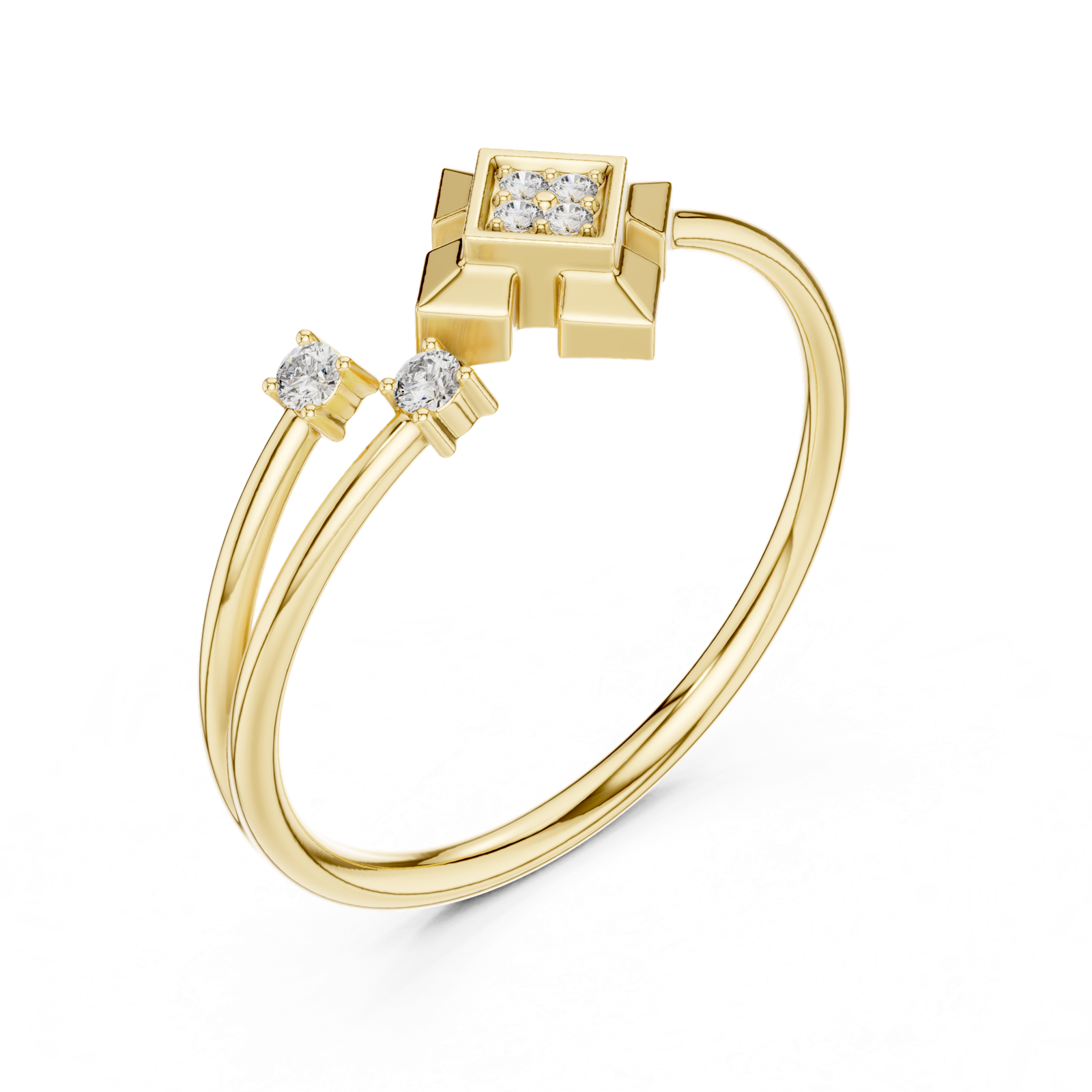 Gold Ring 1 (213), Yellow Gold, view 2