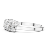 Gold Ring ALR-70, White Gold, view 3
