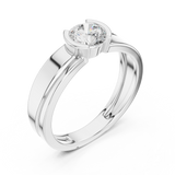 Gold Ring SBMR(44), White Gold, view 2
