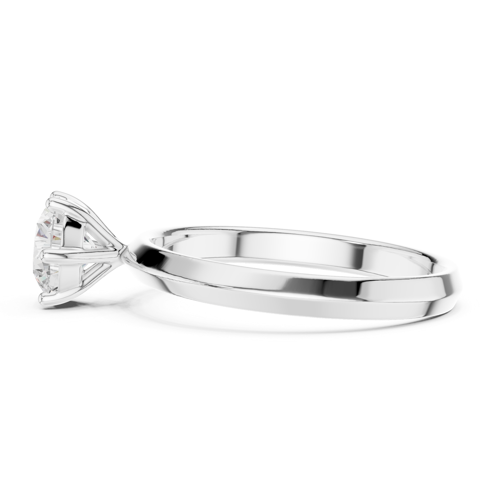 Gold Ring DDLR-766, White Gold, view 3