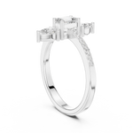 Gold Ring DDLR-529, White Gold
