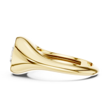 Gold Jewelry L36-4, Round center stone, Yellow Gold, view 3