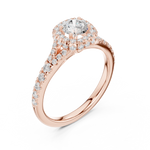 Gold Ring LR-0239, Rose Gold, view 2