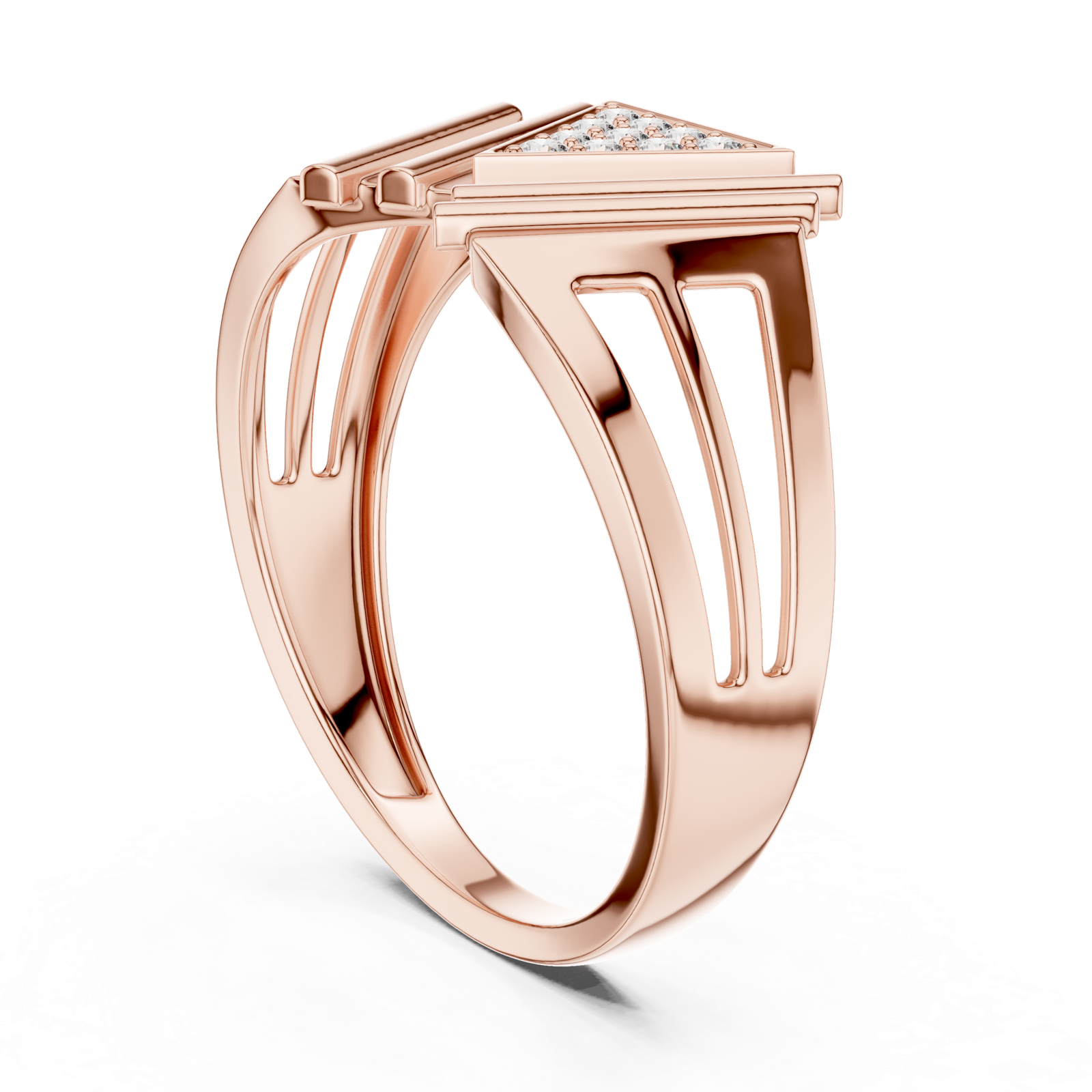 Gold Ring LR-01 (38), Rose Gold