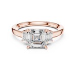 Gold Ring DDLR-867, Rose Gold, view 4